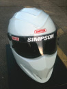 New Simpson Diamondback STIG helmet SA2010 MSA compliant